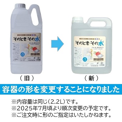 アルカリ電解水「そのとき・その水」2.2L はじめてセット