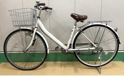 クリーニング前の自転車全体